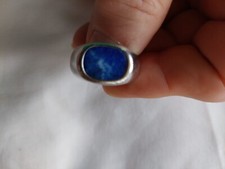 Silberring lapislazuli 63er gebraucht kaufen  Berlin