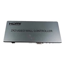 Controlador de parede de vídeo 2x2 TV processador de parede Max 4K30 entrada HDMI para 4 emendas de TV comprar usado  Enviando para Brazil