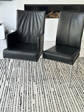 Lederstühle schwarz armlehne gebraucht kaufen  Frankenthal