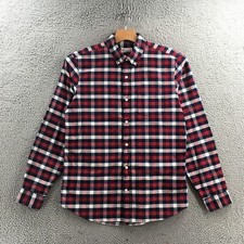Camisa masculina GAP média multicolorida gola xadrez manga comprida botão para baixo conforto comprar usado  Enviando para Brazil