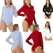 Macacão feminino camisa manga longa bodysuit botão corte alto blusa, usado comprar usado Macacão feminino camisa manga longa bodysuit botão corte alto blusa, usado comprar usado  Enviando para Brazil