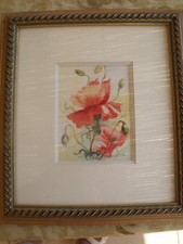 Belle aquarelle coquelicot d'occasion  Saint-Maximin-la-Sainte-Baume