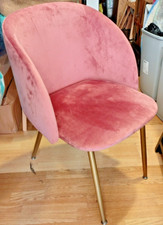 Pink velvet upholstery for sale  LONDON