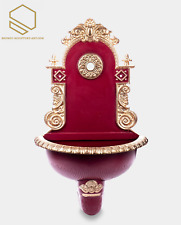 Bico de parede para fonte de jardim com torneira de latão vermelho e dourado comprar usado  Enviando para Brazil