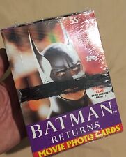 Batman Returns 1991 Caixa 36 Cartões Selados Pkts Caixa Selada de Fábrica Arrumada ABC comprar usado  Enviando para Brazil