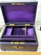 Antique leather jewellery for sale  NEW MILTON