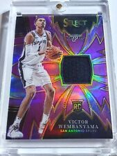 Camiseta 2023 Select Victor Wembanyama Rookie #PATCH PURPLE /99 Holo RC - Rara comprar usado  Enviando para Brazil