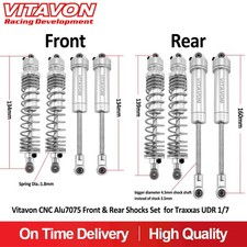 Conjunto de amortecedores dianteiros e traseiros Vitavon CNC Alu7075 para Traxxas UDR 1/7, usado comprar usado  Enviando para Brazil