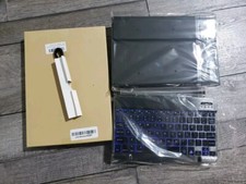 Capa teclado Bluetooth para Samsung Galaxy Tab A8 10,5" 2022, retroiluminada destacável comprar usado  Enviando para Brazil