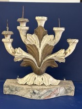 Coppia candelabri antichi usato  Italia