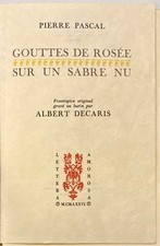 Pascal. pierre. gouttes d'occasion  France