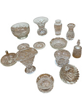 Vintage crystal glassware for sale  EXETER