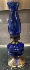 Petroleumlampe glas blau gebraucht kaufen  Lage