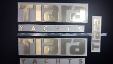 Emblemas de barco tiara ouro 18" + entrega GRÁTIS RÁPIDA DHLL Express - Conjunto de adesivos comprar usado  Enviando para Brazil