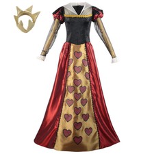Cosplay Alice no País das Maravilhas A Rainha Vermelha Vestidos Halloween Carnaval Ternos Coroa comprar usado Cosplay Alice no País das Maravilhas A Rainha Vermelha Vestidos Halloween Carnaval Ternos Coroa comprar usado  Enviando para Brazil