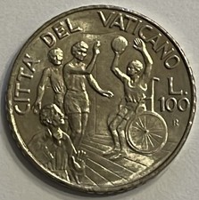 100 lire vaticano usato  Avezzano