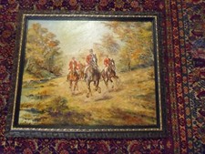 Antique signed oil for sale  Denver