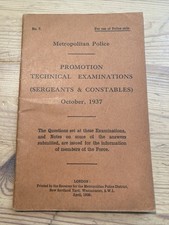 1937 metropolitan police for sale  IPSWICH