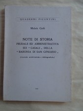 Picentini cioffi note usato  Napoli