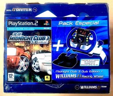 Midnight Club 3 Dub Edition + Volante Williams F1 Sin Juego PS2, usado comprar usado Midnight Club 3 Dub Edition + Volante Williams F1 Sin Juego PS2, usado comprar usado  Enviando para Brazil