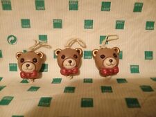 Tre teddy charm usato  Fermo