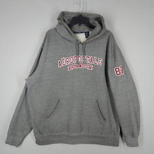 Moletom suéter pulôver cinza extra grande masculino com capuz Aeropostale vintage Y2K comprar usado  Enviando para Brazil