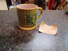 Antique majolica mug for sale  Houghton