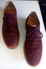 Clarks maroon suede for sale  WORTHING