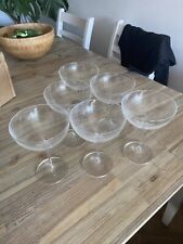 Champagne glasses set for sale  BRISTOL