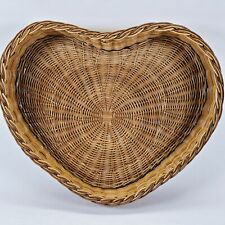 Wicker basket heart for sale  AMMANFORD