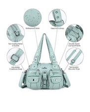 Elegante bolsa de ombro multibolsos com alça ajustável comprar usado  Enviando para Brazil