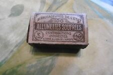 Boite allumettes soufrees d'occasion  Fauville-en-Caux
