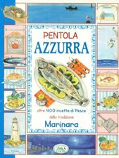 Pentola azzurra cucina usato  Italia