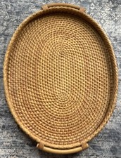Rattan serving tray for sale  Hackettstown