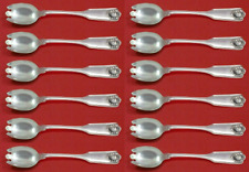 Sobremesa de sorvete de prata esterlina Fiddle Shell por Frank Smith. Conjunto personalizado de garfo 12 peças comprar usado  Enviando para Brazil