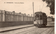 Cpa cherbourg caserne d'occasion  Saint-Amans-Soult
