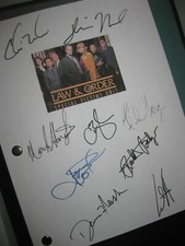 Roteiro de TV alternativo assinado Law & Order SVU X9 Christopher Meloni Hargitay Ice-T  comprar usado  Enviando para Brazil