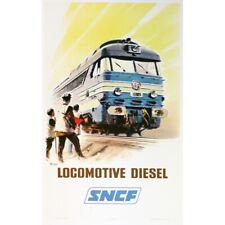 Affiche sncf train d'occasion  France