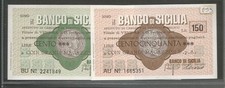 Miniassegni banco sicilia usato  Brescia