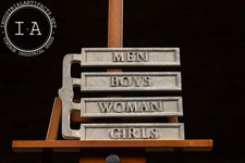 Antique restroom sign for sale  USA