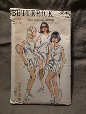 Vestido e cuecas de tênis Butterick Cut Pattern #3544 vintage Misses tamanho 10 comprar usado  Enviando para Brazil