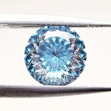 3ct moissanit blau gebraucht kaufen  Köln