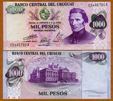 Uruguai, 1000 pesos, ND (1974), P-52, UNC, usado comprar usado  Enviando para Brazil