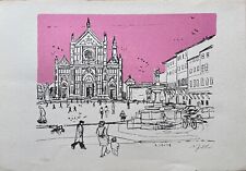 Alfredo fabbri litografia usato  Buggiano