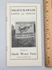 Vintage nightcrawler raising for sale  Milwaukee