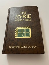 RYRIE STUDY BIBLE 1985 NKJV RED LETTER BROWN HC LN NEW KING JAMES 080247375X comprar usado  Enviando para Brazil