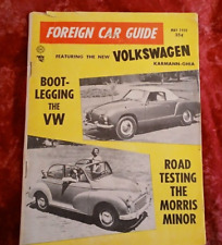 Usado, 1958 Foreign Car Guide Magazine Early Volkswagen & Karmann-Ghia comprar usado  Enviando para Brazil