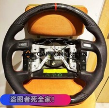 Usado, Volante QS FIBRA DE CARBONO PARA FORD F150 F250 XLT 92-96 ANOS COM ANEL VERMELHO comprar usado  Enviando para Brazil