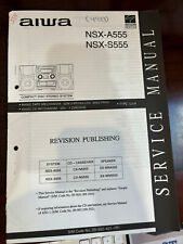 Manual de serviço de reparo AIWA NSX-A555 NSX-S555 CX-NA555 CX-NS555 **ORIGINAL** comprar usado  Enviando para Brazil