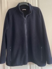 Navy blue fleece for sale  LEICESTER